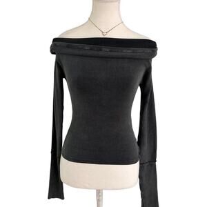 We The Free Free People Fitted Size XS Casual Lightweight Cotton Off The Shoulde